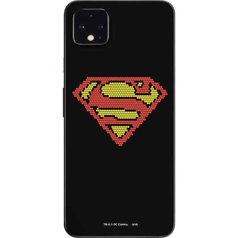 DC Comics Superman Logo Pixels Google Pixel 4 XL Skin